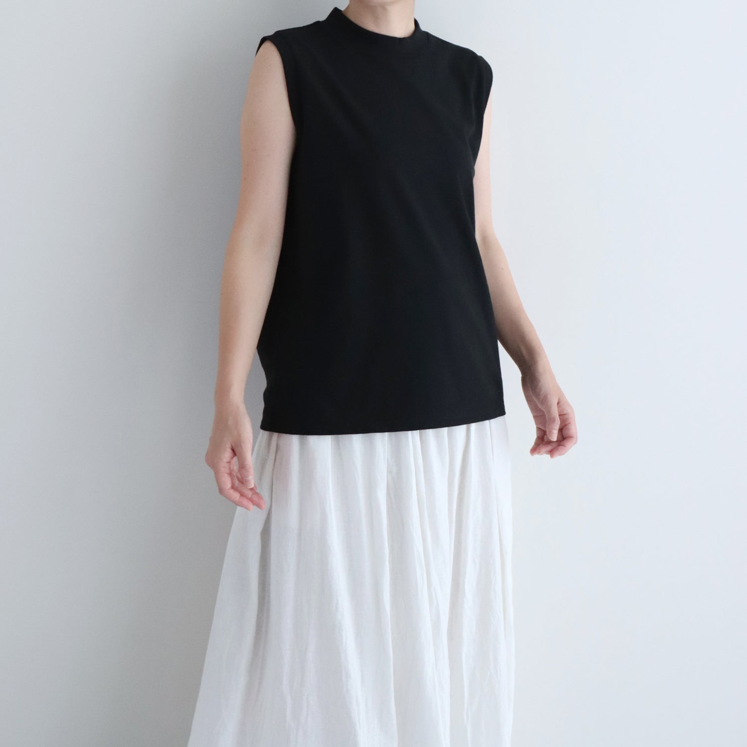 サマリモックネックノースリーブ | pot-pourri online shop