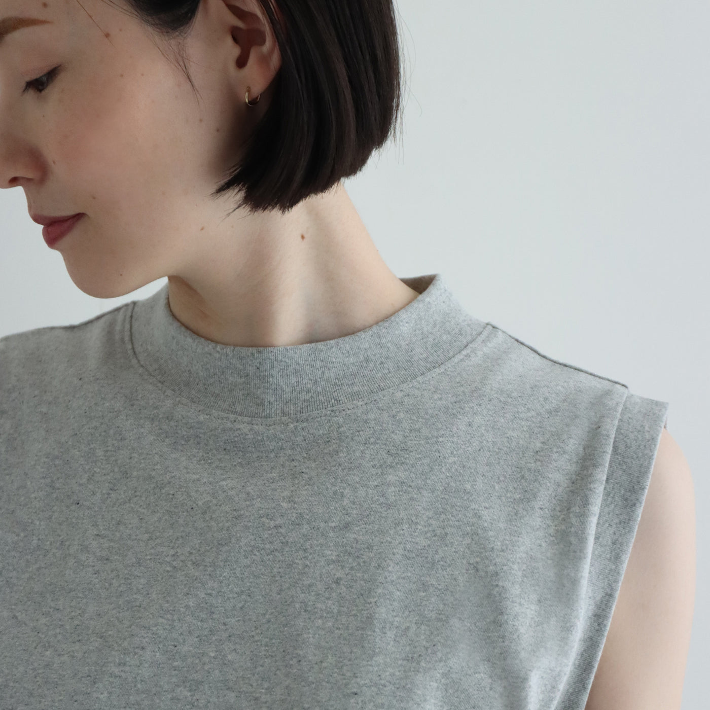 MARK&LONA♡2021モックネックノースリーブ♡サイズ38 中古 レディース マークアンドロナ MARK&LONA ノースリーブ 38(M