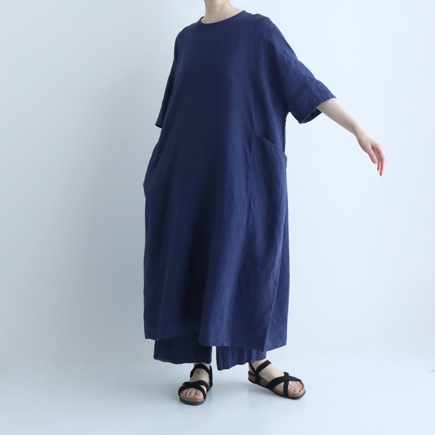 リネン　シャツワンピース　pot-pourri ワンピース – pot-pourri online shop