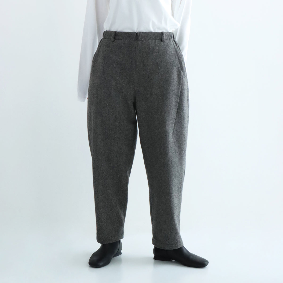 美品pot-pourriリネン 100%パンツ /ウエストゴム/紐付き日本製 ボトムス – pot-pourri online shop