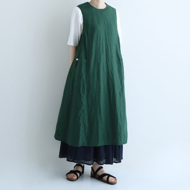BALLANTYNE 新品未使用　カシミヤ グリーン ノースリーブベスト 50 カルナノースリワンピース | pot-pourri online shop
