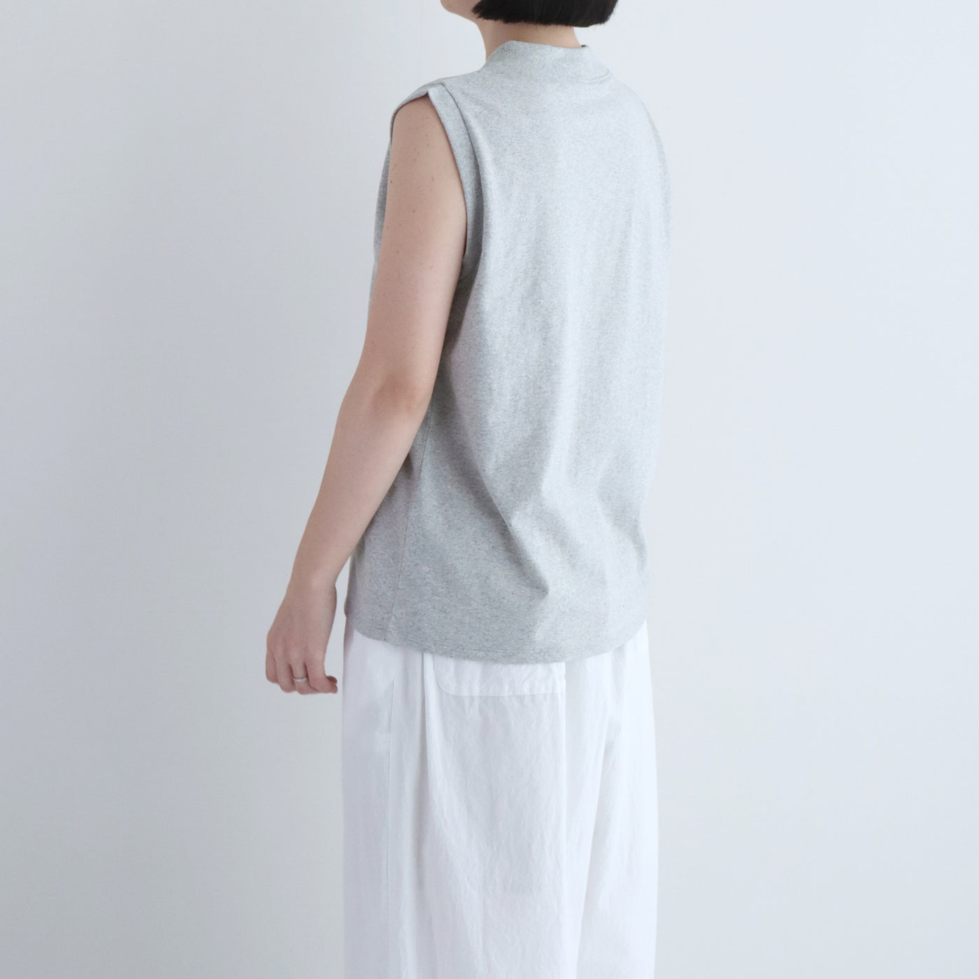 MARK&LONA♡2021モックネックノースリーブ♡サイズ38 中古 レディース マークアンドロナ MARK&LONA ノースリーブ 38(M