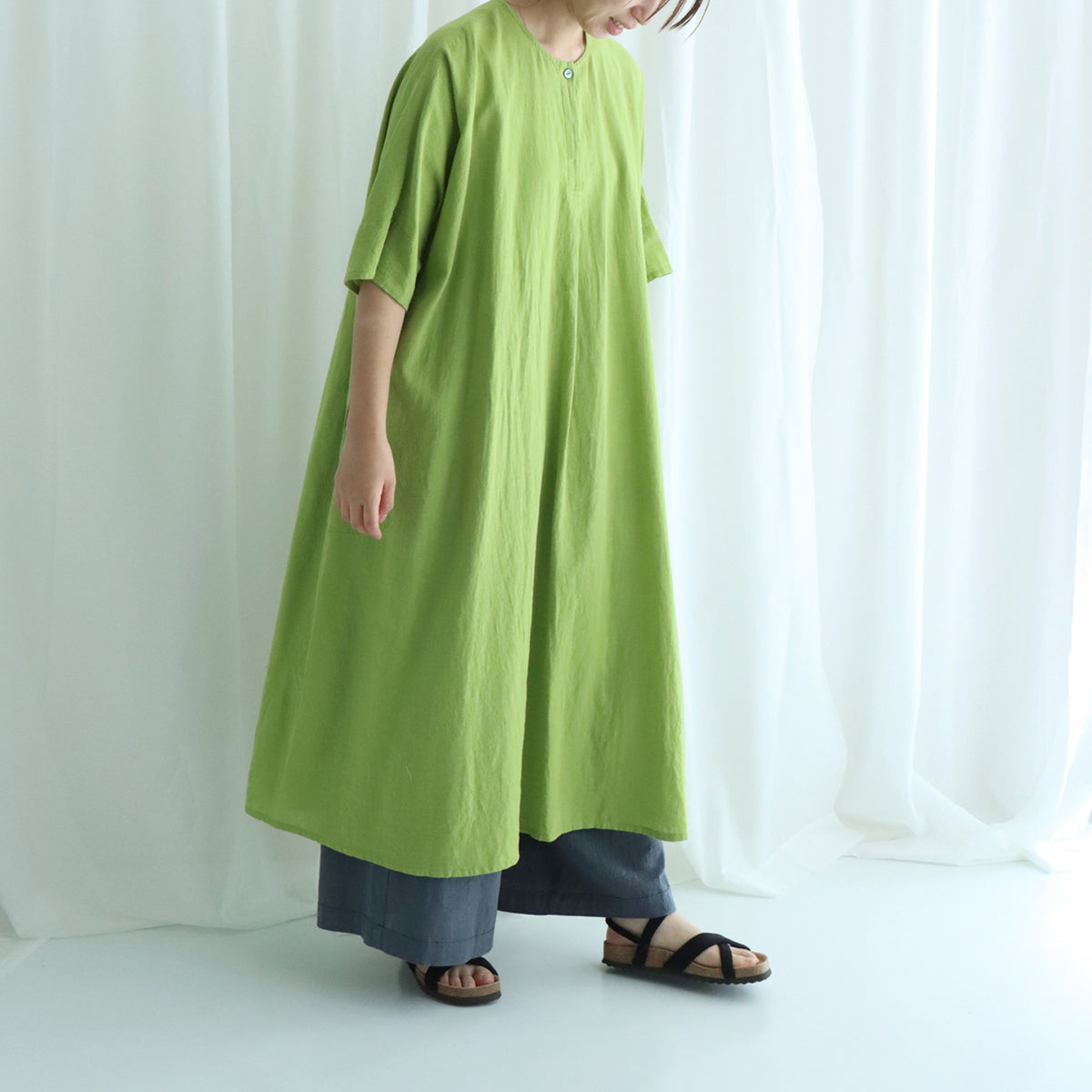 pot-pourri ヘルムタックワンピース ヘルムタックワンピース | pot-pourri online shop