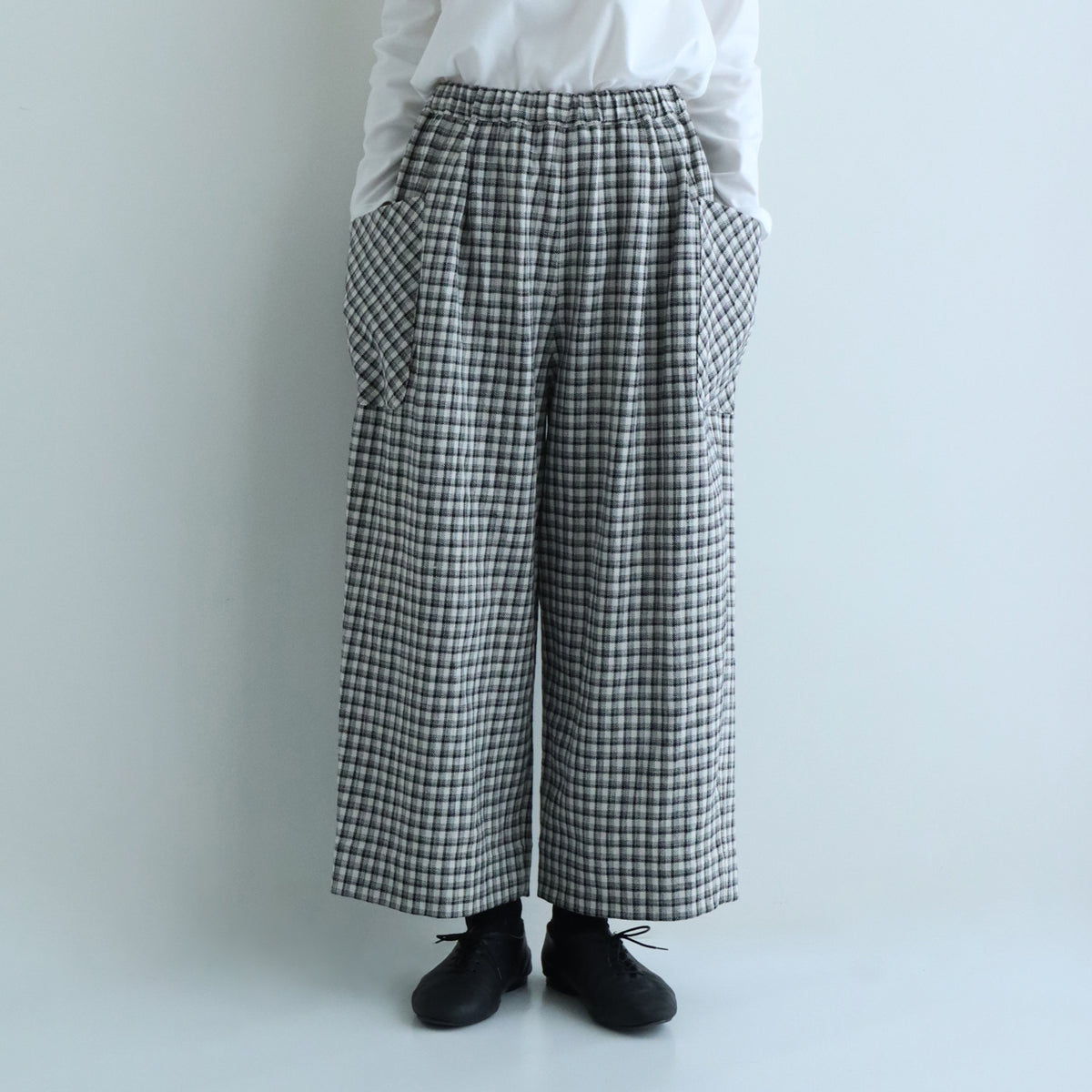 ポプリ企画 pot-pourri リネンクロップドパンツ pot-pourri/ポプリ】POP UP | レディスファッション・婦人洋品