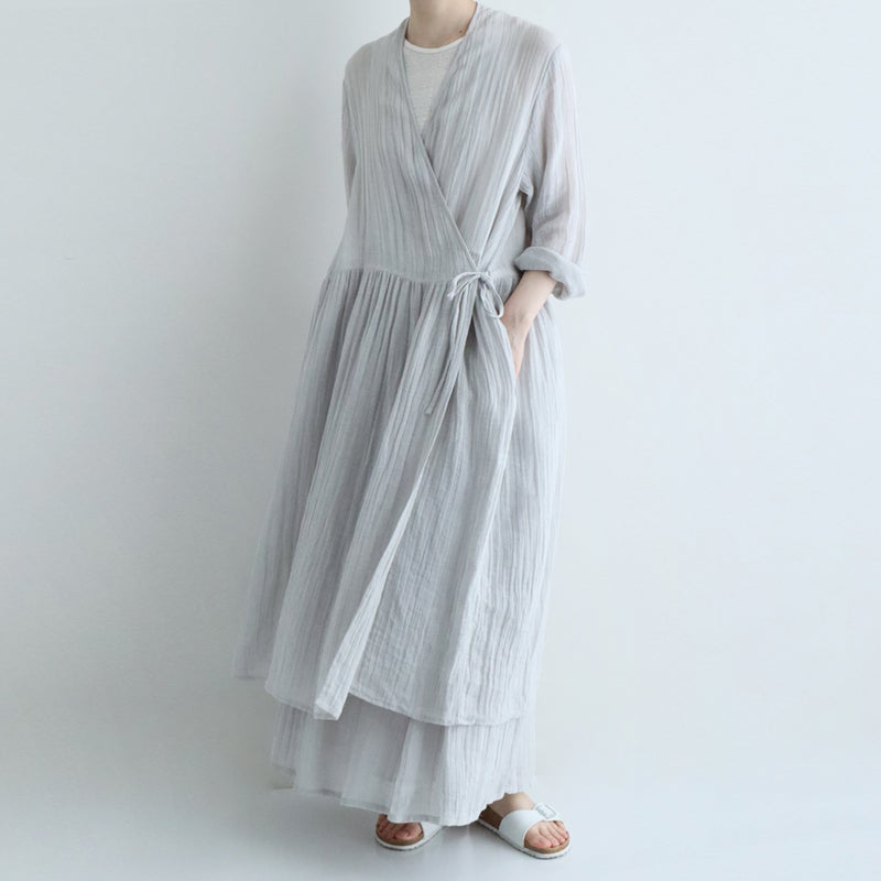 pot-pourri リネンカシュクールガウン ミラカシュクール | pot-pourri online shop