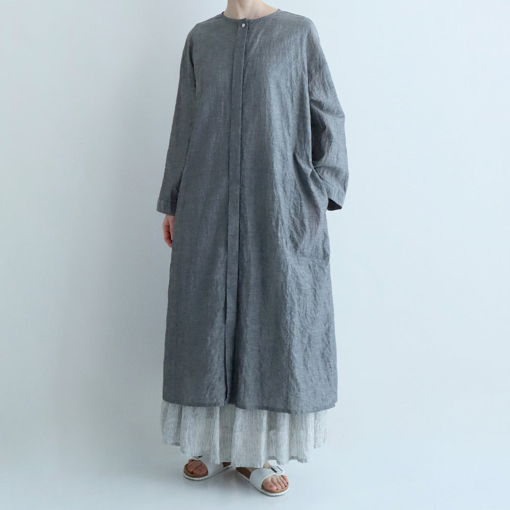 【美品】 ポプリ企画 pot-pourri リネン100% ロングワンピース ワンピース – pot-pourri online shop