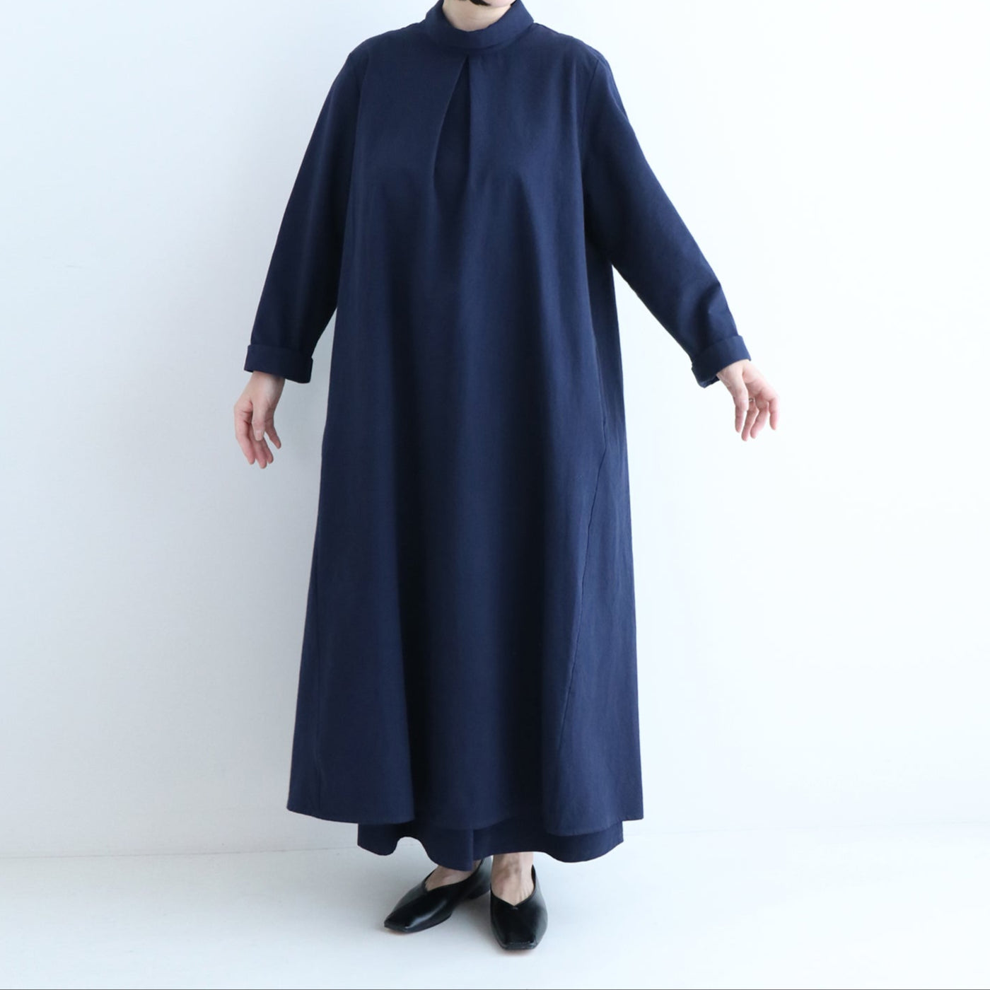 pot-pourri ヘルムタックワンピース ヘルムタックワンピース | pot-pourri online shop