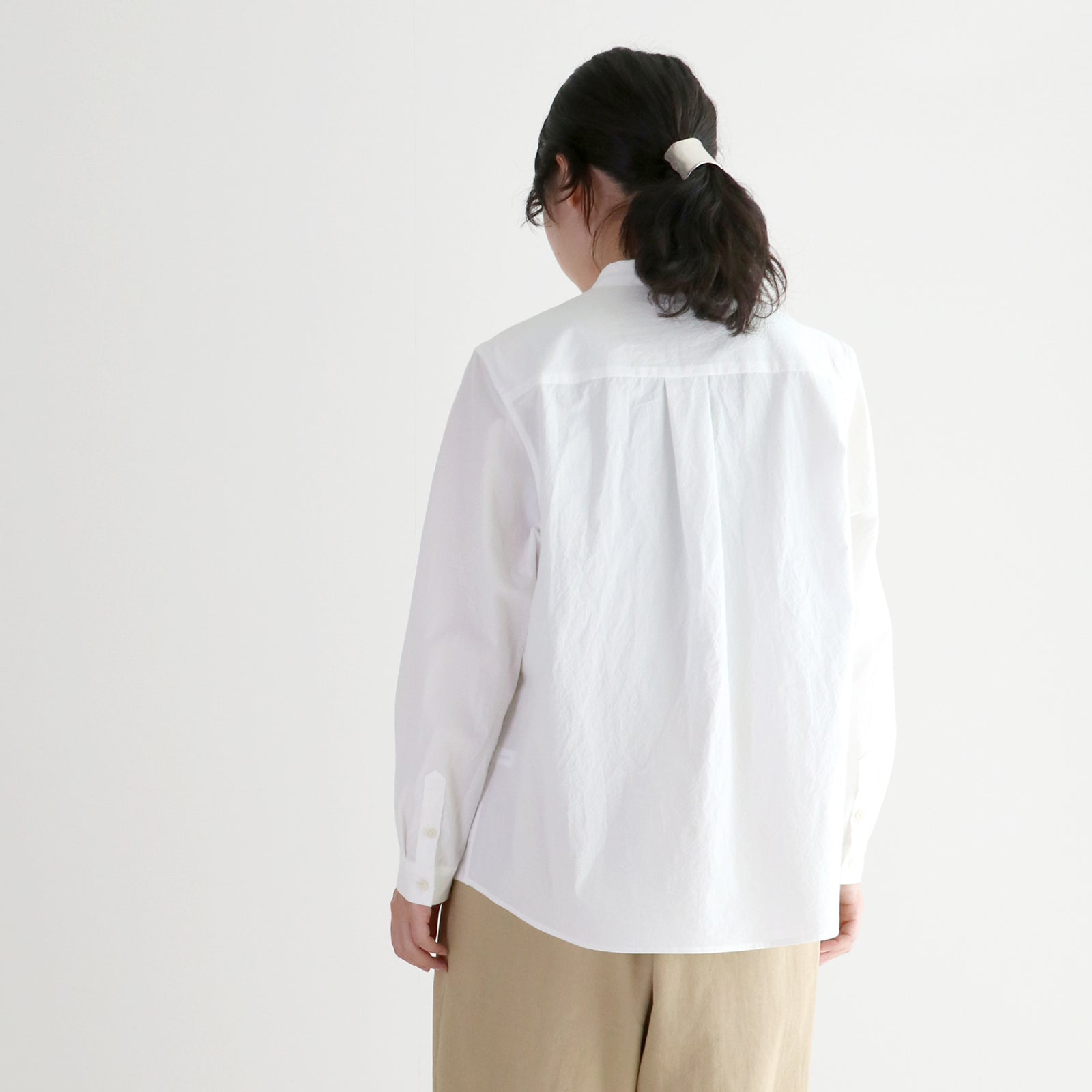 エームスタンドカラーシャツ | pot-pourri online shop